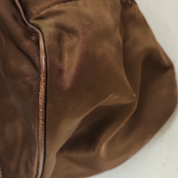 Authenic vintage Prada nylon tessuto bag in brown - Picture 12 of 13